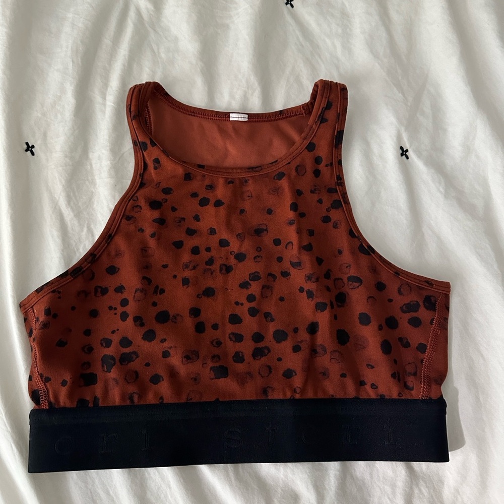 Stori Brown and Black sports bra